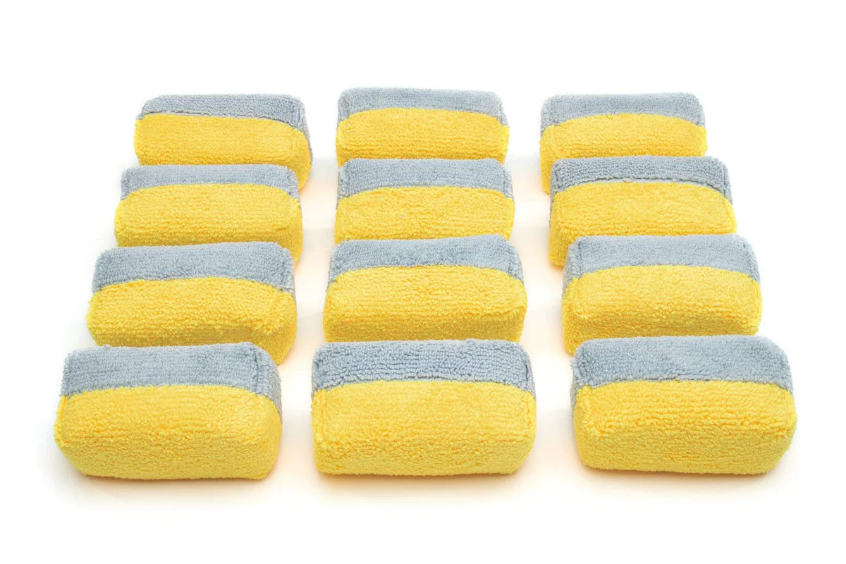 Microfiber Coating Applicator Sponge with Plastic Barrier